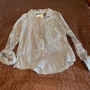 stripped button up
